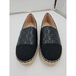 Jijixi Quilted Comfort Loafers Size 235 US 7
